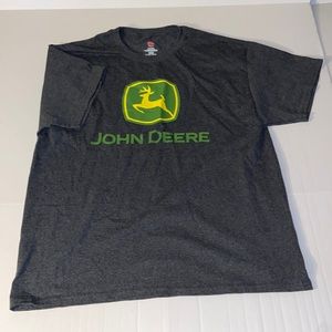 Hanes XL John Deere Short Sleeve Graphic Tee Shirt